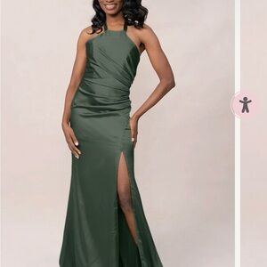 Revelry Forest Green Maxi Dress